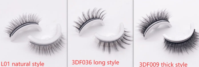 Reusable 3D Mink Lashes Natural False Eyelashes Self Adhesive Fake Glue Free Makeup Eyelash Extension Silk Reusable 3D Mink Lashes Natural False Eyelashes Self Adhesive Fake Glue Free Makeup Eyelash Extension Silk